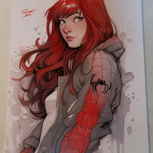 Comic Art Color Print No. Mary Jane Watson Spiderman R-4
