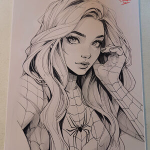 Comic Art Color Print No. Mary Jane Watson Spiderman R-5
